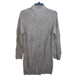 Hilary Radley Sweater Dress Women’s Size M Heather Tan Long Sleeve